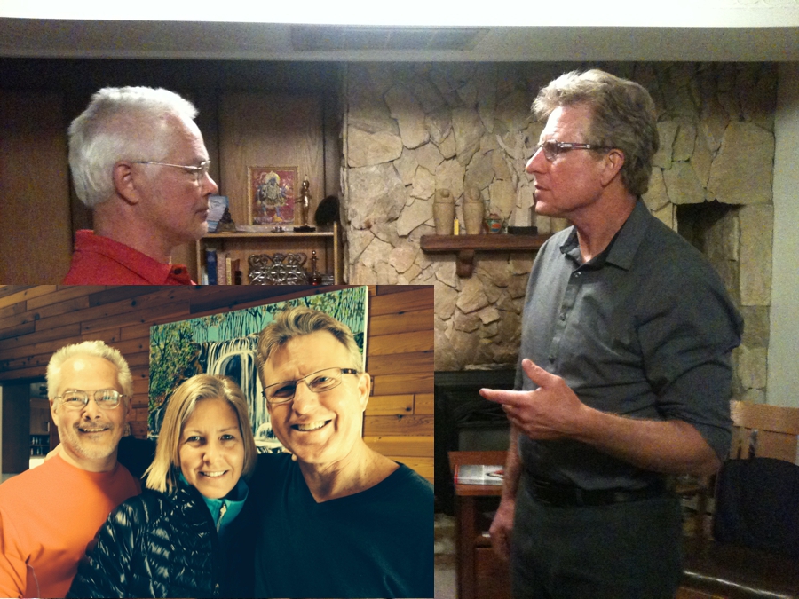 Patrick with Dave Irwin and Lynn Harrison